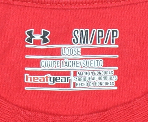 Under Armour Red Men's Sports T-Shirt Size S