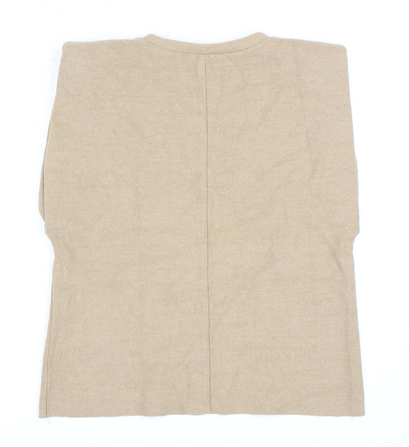 Womens UK Size M Zara Beige  T-Shirt