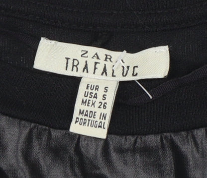Womens UK Size S Zara Black  T-Shirt