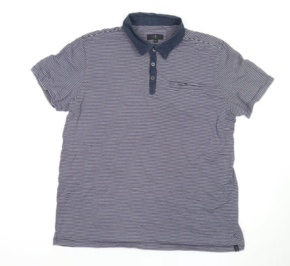 Jasper Conran Men's Multicoloured XL Striped Polo