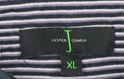 Jasper Conran Men's Multicoloured XL Striped Polo
