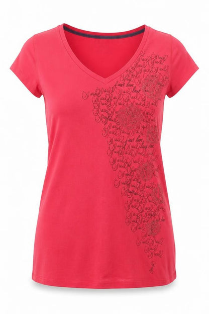 Womens UK Size 7 O'Neill Red  T-Shirt