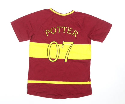 Harry Potter Boys Red Graphic T-Shirt 10-11 Years