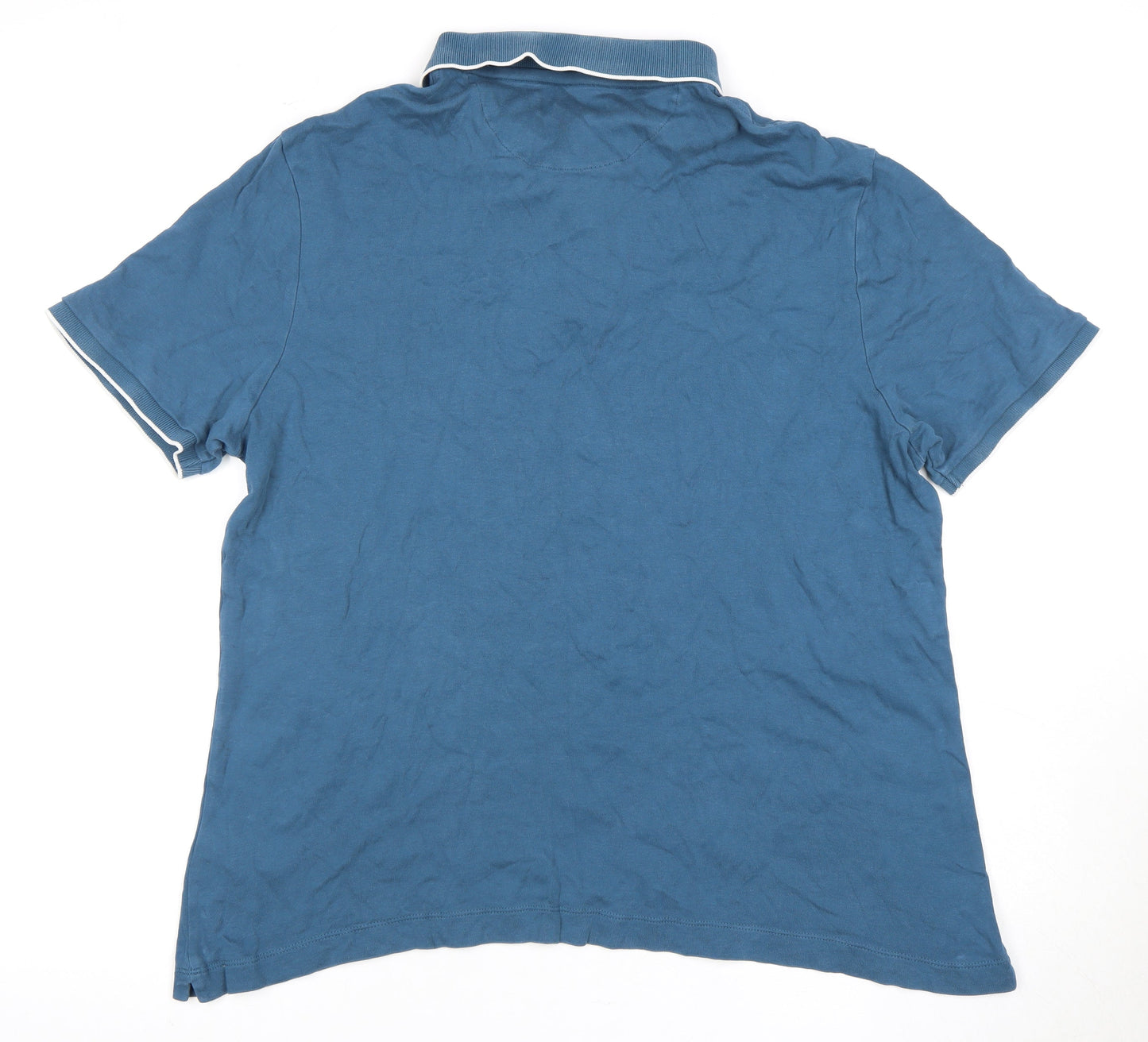 Marks and Spencer Men's Blue XL Polo Shirt