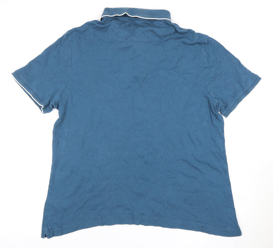 Marks and Spencer Men's Blue XL Polo Shirt