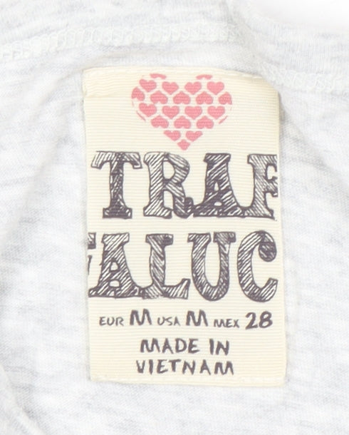 Womens UK Size M Trafaluc White  T-Shirt