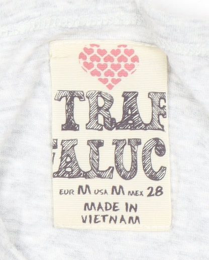 Womens UK Size M Trafaluc White  T-Shirt