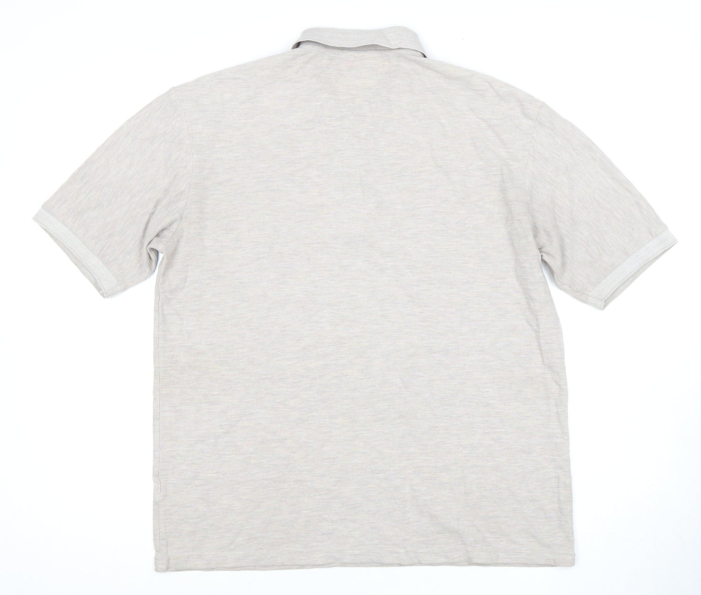 Lee Cooper Men's Beige Polo Shirt XL