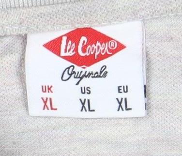 Lee Cooper Men's Beige Polo Shirt XL