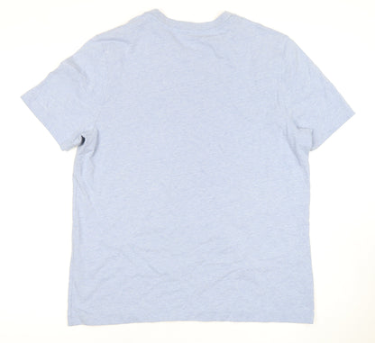 John Lewis Men's Blue Animal Graphic T-Shirt - Large