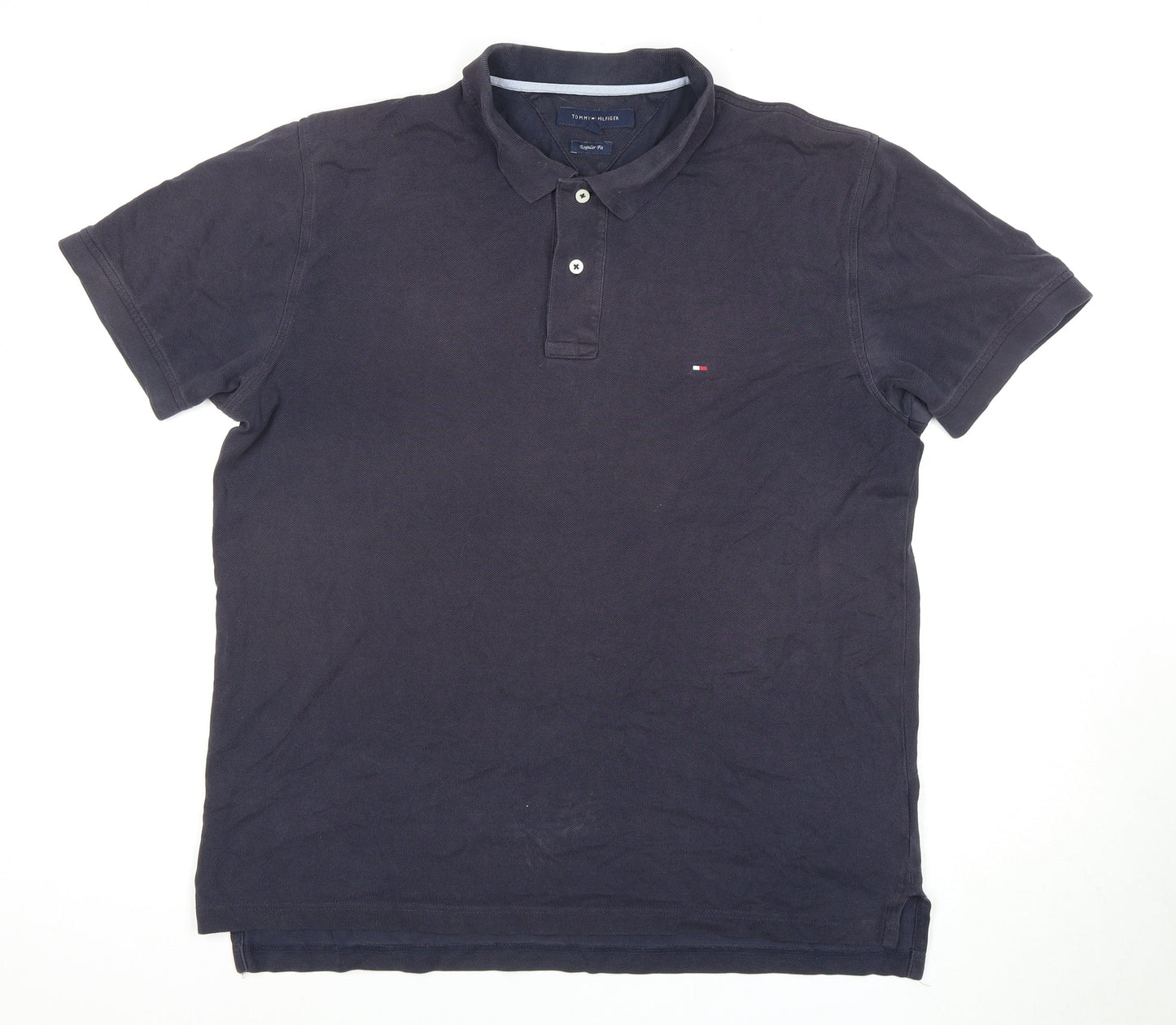 Tommy Hilfiger Men's XL Black Polo Shirt