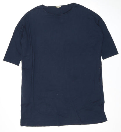 Hush Blue Women's Top Size 12, Casual Short Sleeve