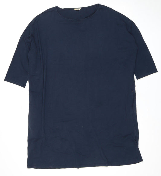 Hush Blue Women's Top Size 12, Casual Short Sleeve