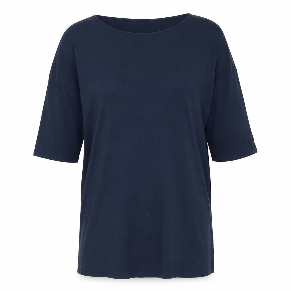Womens UK Size 12 Hush Blue Basic T-Shirt