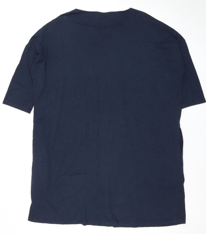 Hush Blue Women's Top Size 12, Casual Short Sleeve