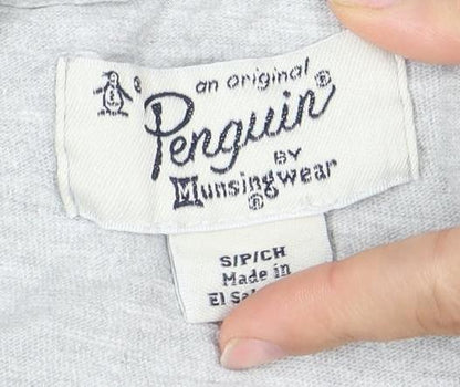 Original Penguin Men’s Grey Long Sleeve T-Shirt S