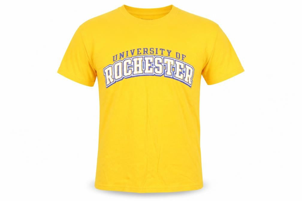 Mens UK Size S Champion Yellow  T-Shirt