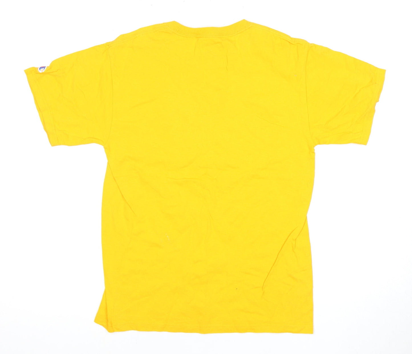 Mens UK Size S Champion Yellow  T-Shirt
