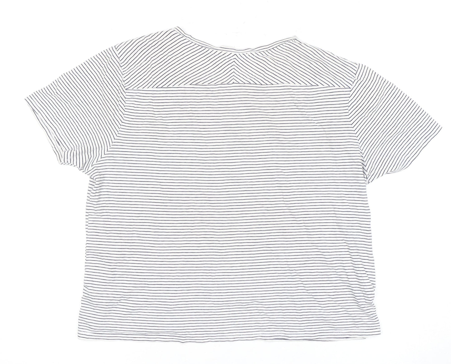 Womens UK Size 12 Zara White Basic T-Shirt