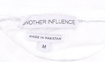 Another Influence Men's Striped T-Shirt Medium Multicoloured