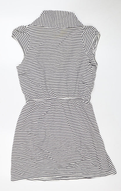 People Tree Women's Striped Shift Dress, Size 12