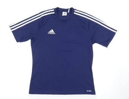 Adidas Men's Blue Gym T-Shirt Size S Athletic Fit