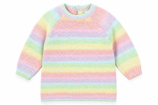 Next Unisex Toddler Multicoloured Striped Cardigan 12-18 Months