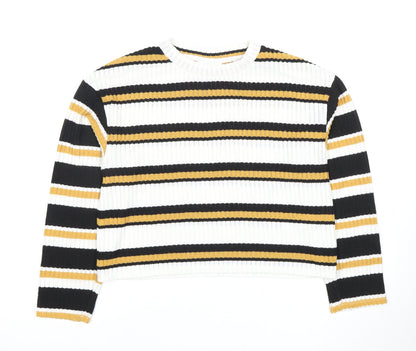 Womens UK Size 8 Topshop Multicoloured Pullover Jumper