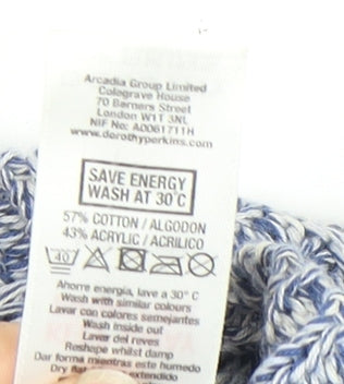 Womens UK Size 14 Dorothy Perkins Blue Pullover Jumper
