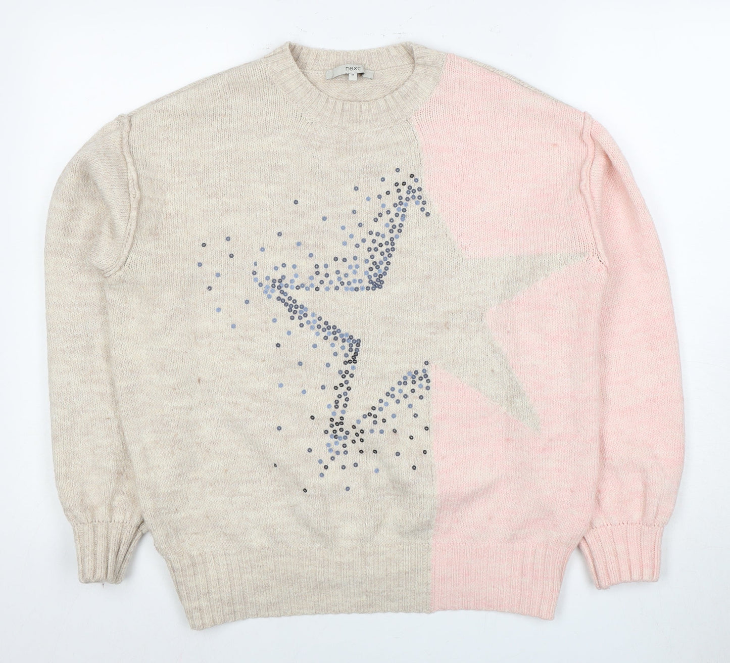 Womens UK Size M NEXT Multicoloured Pullover Jumper