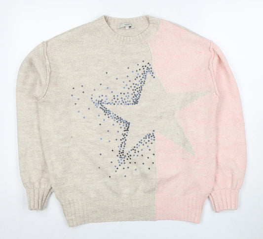 Womens UK Size M NEXT Multicoloured Pullover Jumper