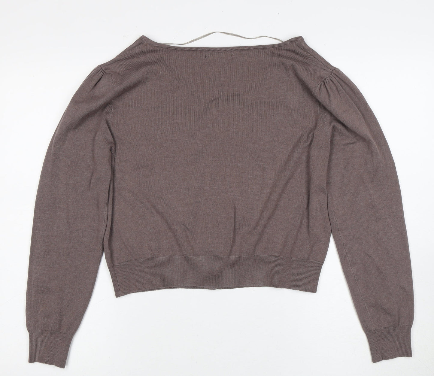 Womens UK Size 10 SKY Designs Brown Cardigan Jumper