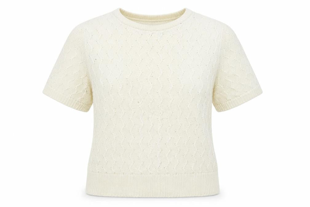 Womens UK Size 12 Marks and Spencer Ivory Pullover Jumper