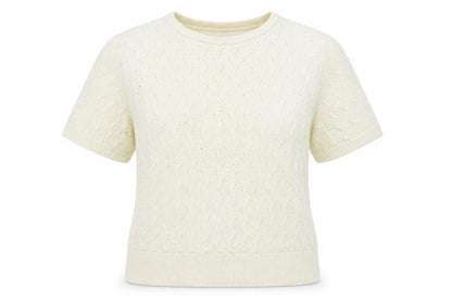 Womens UK Size 12 Marks and Spencer Ivory Pullover Jumper
