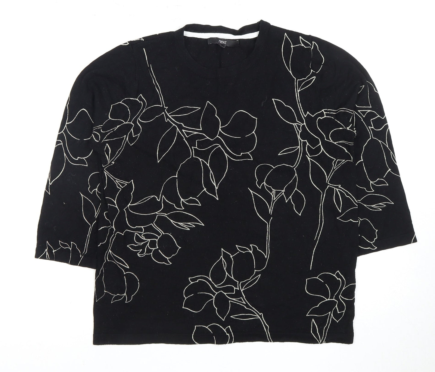 Womens UK Size 14 NEXT Black  Blouse