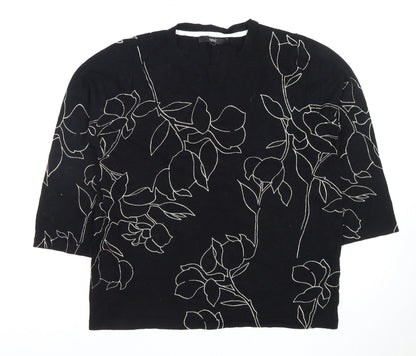 Womens UK Size 14 NEXT Black  Blouse