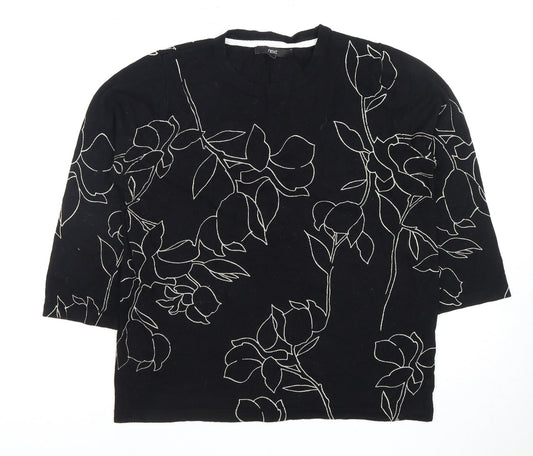 Womens UK Size 14 NEXT Black  Blouse