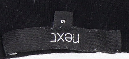 Womens UK Size 14 NEXT Black  Blouse