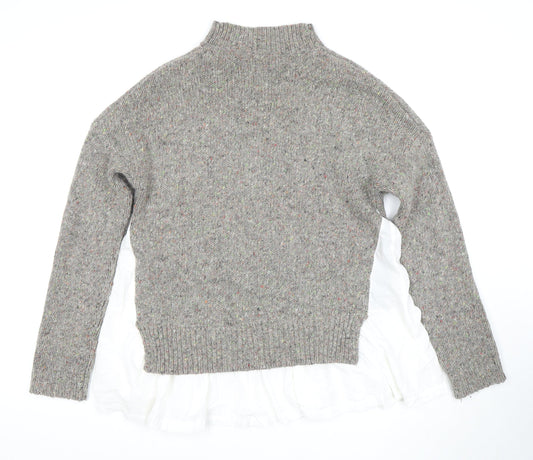 Womens UK Size S French Connection Grey Pullover Jumper