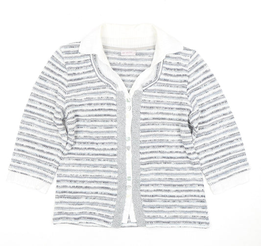 Womens UK Size M Marks and Spencer Multicoloured Cardigan Jumper
