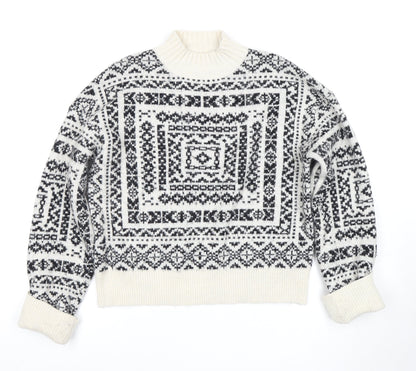 Womens UK Size S Oasis Multicoloured Pullover Jumper