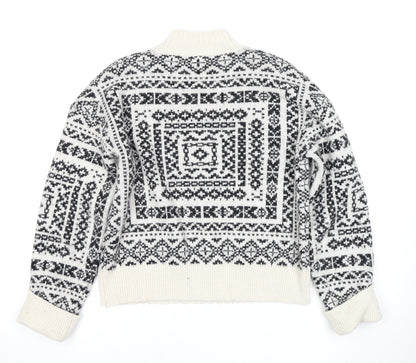 Womens UK Size S Oasis Multicoloured Pullover Jumper