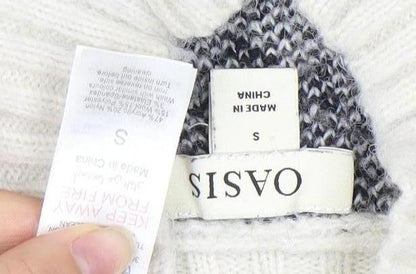 Womens UK Size S Oasis Multicoloured Pullover Jumper