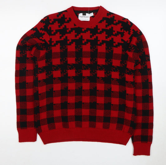 Topman Men's Red S Pullover Jumper