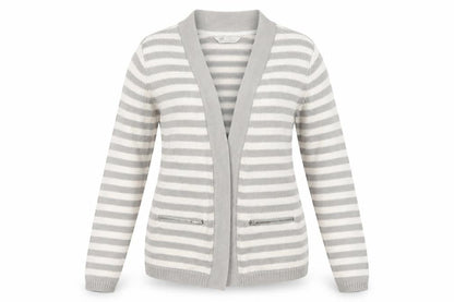 Womens UK Size 12 BHS Grey Cardigan Jumper