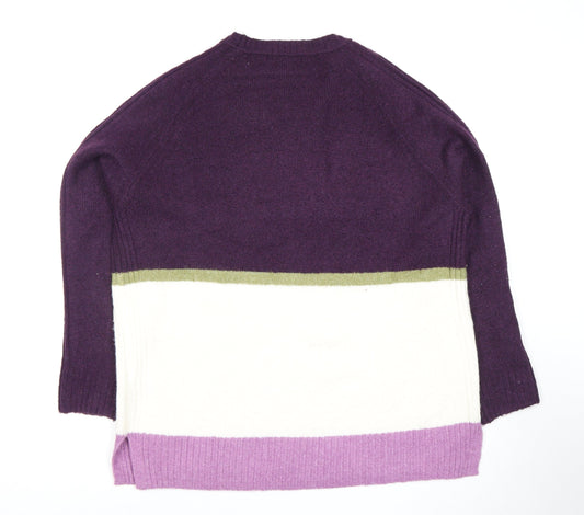 Womens UK Size L Marks and Spencer Multicoloured Pullover Jumper