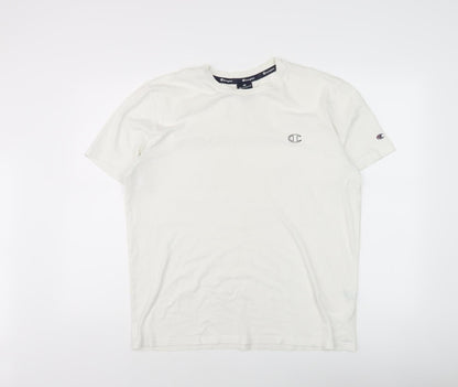 Mens UK Size L Champion White  T-Shirt