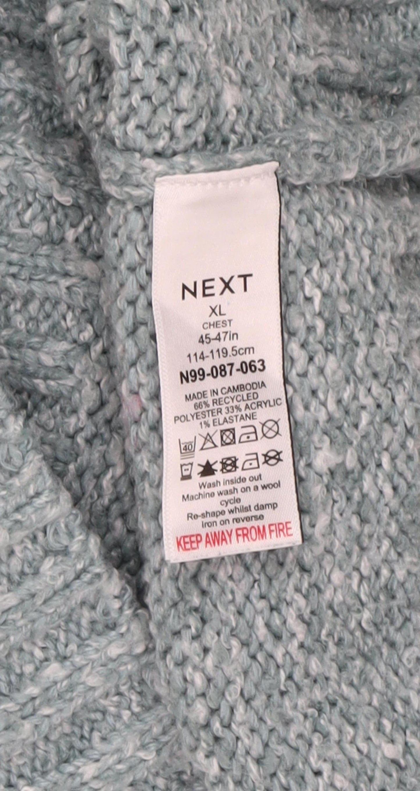 Womens UK Size XL NEXT Blue Pullover Jumper