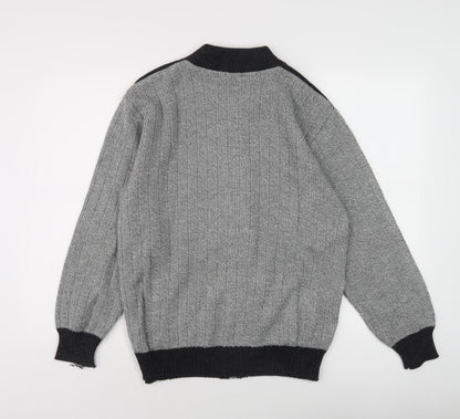 Mens UK Size M Bellissimo Grey Basic Jacket
