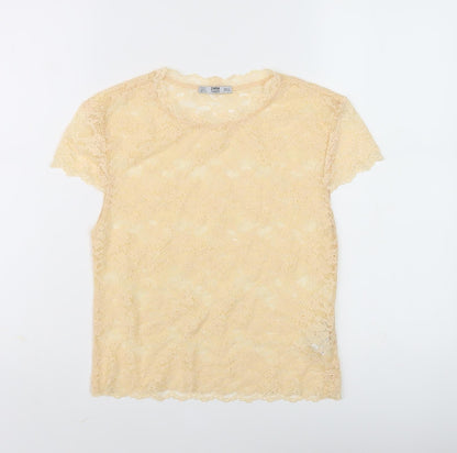 Womens UK Size 18 Zara Beige  Blouse